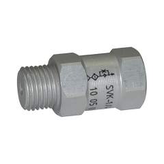 Riegler 108425.Flow valve, ET top, Aluminium, Ball seat valve