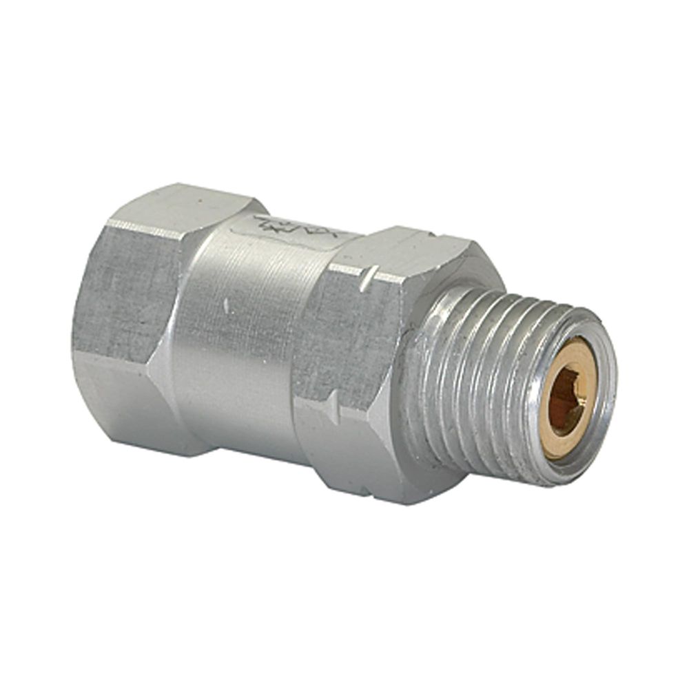 Riegler 108428.Flow valve, ET bottom, Aluminium, Ball seat valve