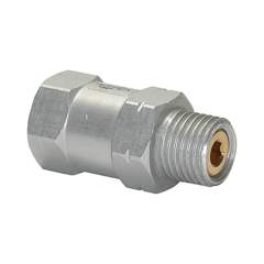 Riegler 108428.Flow valve, ET bottom, Aluminium, Ball seat valve