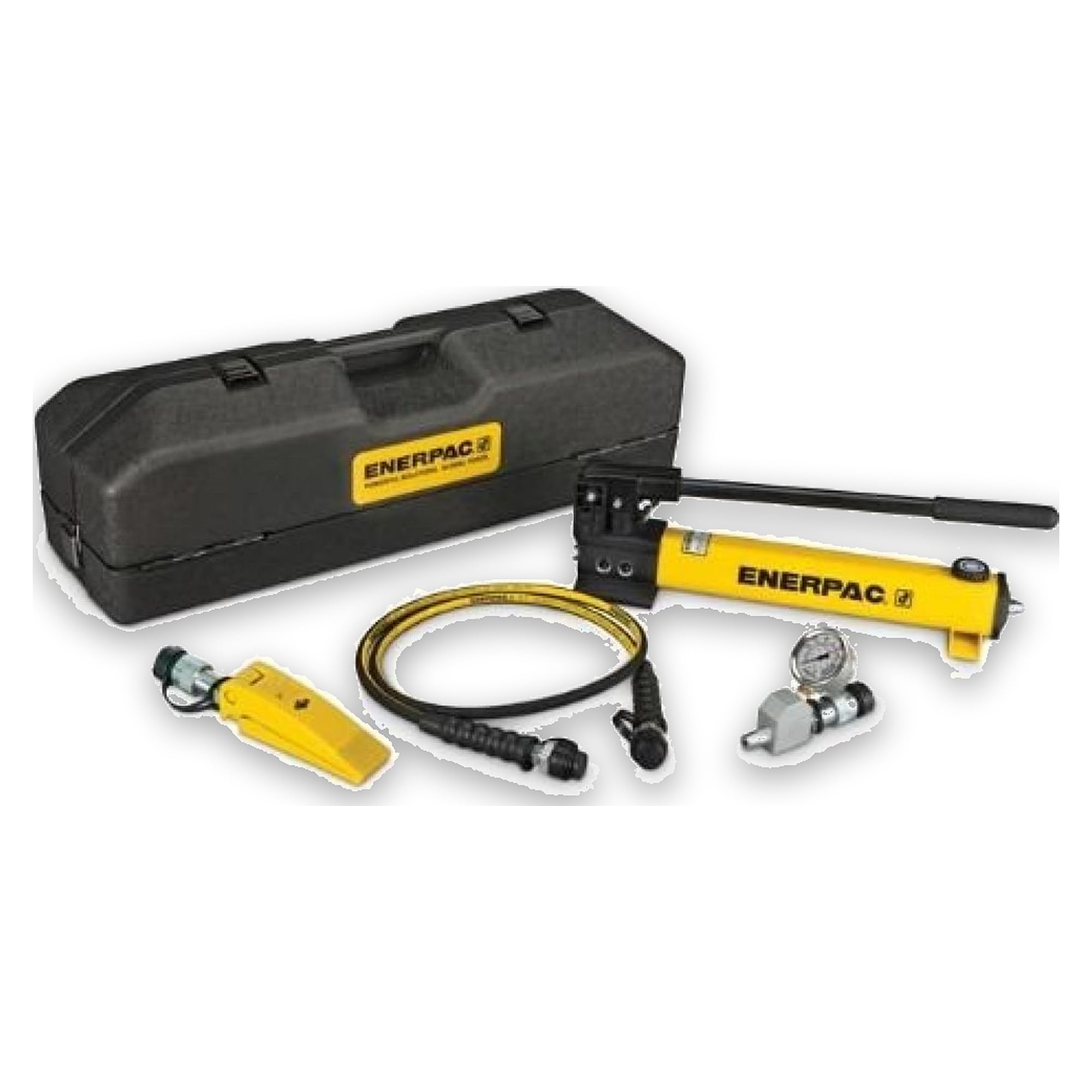 Keil-/Spreizzylinder- und Handpumpen-Set, 8,9 kN, 94 mm Hub - Enerpac SWR5PGH