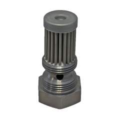 Stauff 6100109268. Replacement Filter Element Micron Rating: 10 µm Material: Stainless Mesh Outer Diameter (mm): 20 Inner Diameter (mm): 4,5 Length (mm): 57 Sealing: NBR, β ratio >2