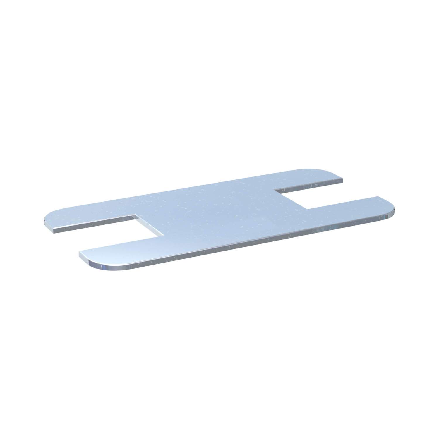 Stauff 1130000358. Safety Locking Plate, Size 4 Standard Series V2A Stainless Steel DIN 3015