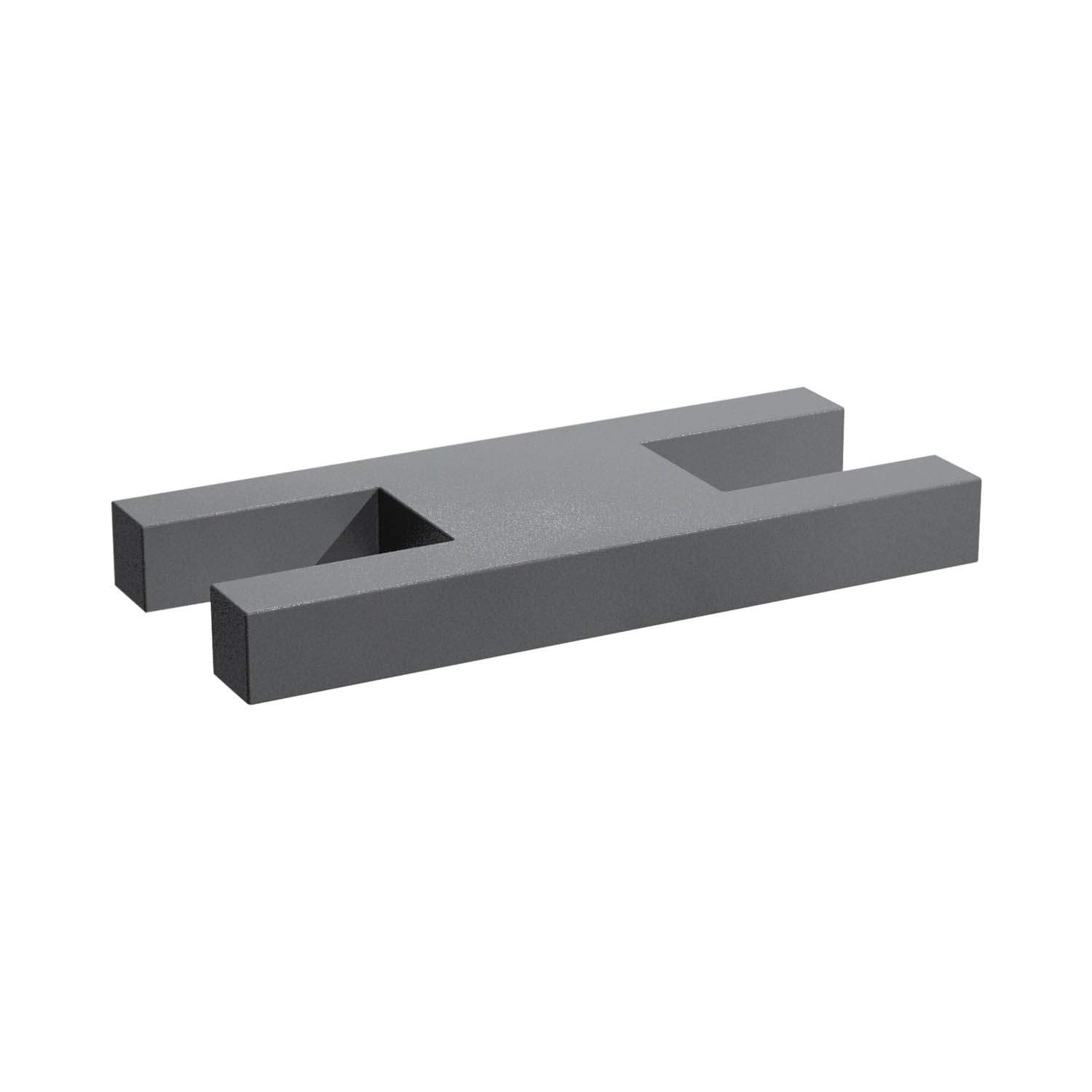 Stauff 1130000858. Safety Locking Plate, Size 10S Heavy Series Carbon Steel, untreated DIN 3015