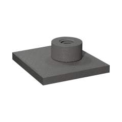 Stauff 1120000850. Weld Plate Standard Series Size 1 Carbon Steel, Zinc/Nickel Coat DIN 3015 length modification (L1=460mm L3=400mm)