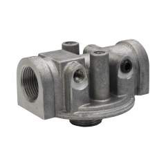 Stauff 6100023112. Spin-On Filter Head In Line Port Connection: 3/4 BSPP Bypass: 0.2 Bar / 3 PSI