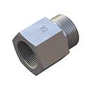 Stauff 6030007078. Gerade Aufschraubverschraubung Baugröße:10L 1/4 NPT Nur Verschraubungskörper Stahl, zink/nickel-beschichtet