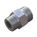 Stauff 6030003071. Straight Male Stud Fitting Size / Type: 12L 1/8 NPT Only Fitting Body Steel, Zinc/Nickel-Plated