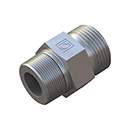 Stauff 6030011608. Gerade Einschraubverschraubung Baugröße:12LL 3/8 BSP, kegelig Nur Verschraubungskörper Stahl, zink/nickel-beschichtet