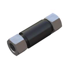 Stauff 6010001204. Straight Bulkhead Weld Fitting Size / Type: 12L with Cutting Ring & Union Nut Steel, Phosphated