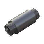 Stauff 6030000755. Straight Bulkhead Weld Fitting Size / Type: 15L Fitting Body only Steel, Phosphated