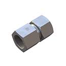 Stauff 6030002461. Straight Female Stud Fitting Size / Type: 08L M12x1,5 only Fitting Body Steel, Zinc/Nickel-Plated