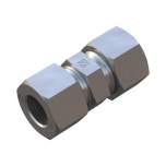 Stauff 6010000774. Straight Fitting Size / Type: 38S with Cutting Ring & Union Nut Steel, Zinc/Nickel-Plated