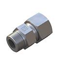 Stauff 6010000414. Straight Male Stud Fitting Size / Type:05LL M8X1, kegelig With Cutting Ring & Union Nut Steel, Zinc/Nickel-Plated