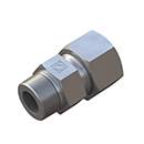 Stauff 6010013843. Straight Male Stud Fitting Size / Type: 25S 1/2 NPT With Cutting Ring & Union Nut Steel, Zinc/Nickel-Plated