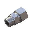 Stauff 6010000675. Gerade Einschraubverschraubung Baugröße:04LL G1/8 mit Schneidring und Mutter Stahl, Zink/Nickel-beschichtet