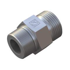 Stauff 6030005439. Gerade Einschraubverschraubung Baugröße:30S 1 1/4 BSP, kegelig nur Verschraubungskörper Stahl, Zink/Nickel-beschichtet