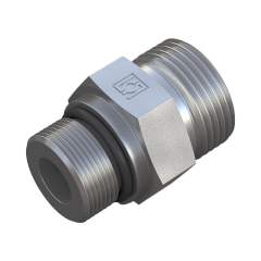 Stauff 6020000290. Gerade Einschraubverschraubung Baugröße:10L 3/4 UNF, O-Ring nur Verschraubungskörper Stahl, Zink/Nickel-beschichtet