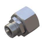 Stauff 6010001887. Straight Standpipe Reducer Size / Type1: 28L Size / Type2: 22L Cutting Ring&Nut On Standpipe Steel, Zinc/Nickel-Plated