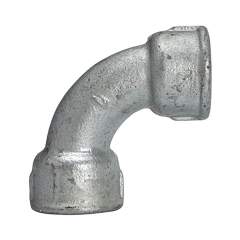 Riegler 112857.Elbow 2a, short, 90°, IT/IT, Rp 1/2, black malleable cast iron