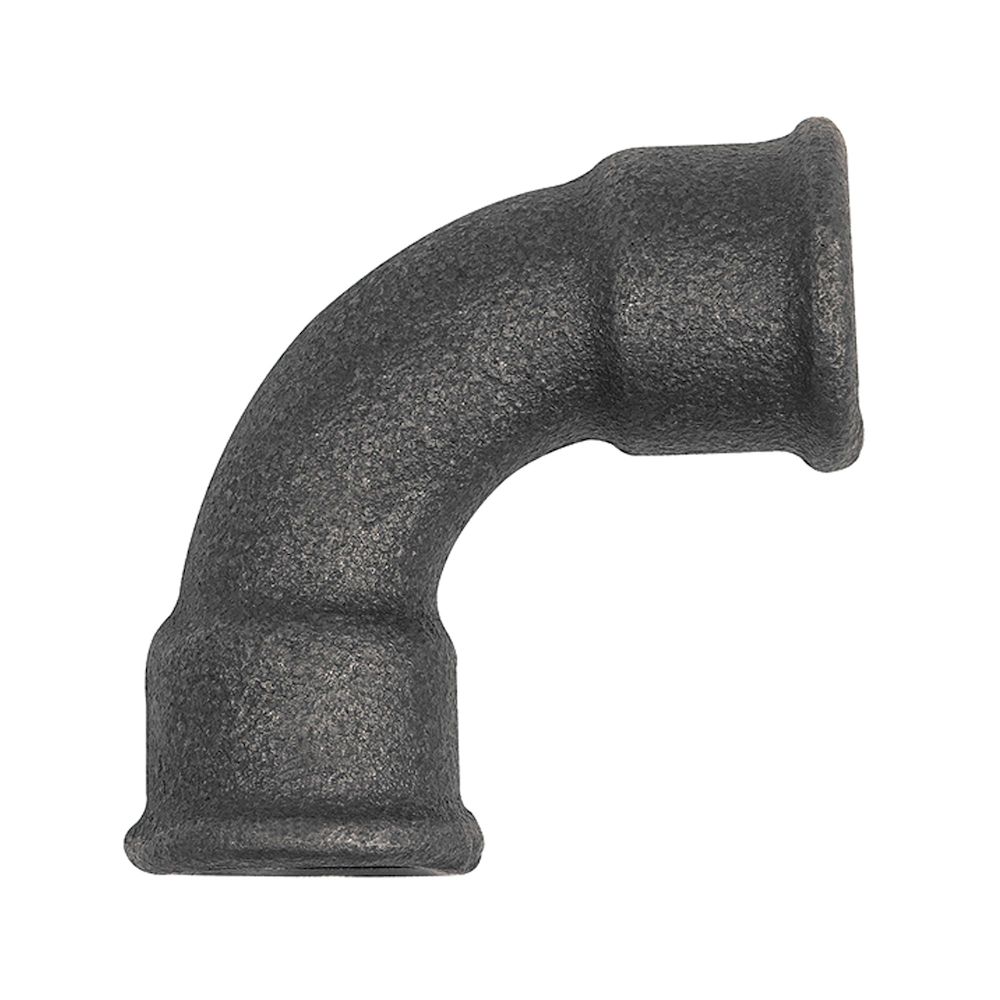 Riegler 133602.Elbow2a 90°short Rp 2 IT,Rp 2 IT black malleable iron fitting