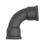 Riegler 133598.Elbow2a 90°short Rp 3/4 IT,Rp 3/4 IT black malleable iron fitting