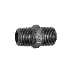 Riegler 133771.Double threaded nipple 280 ET/ET R 2 black malleable iron fitting