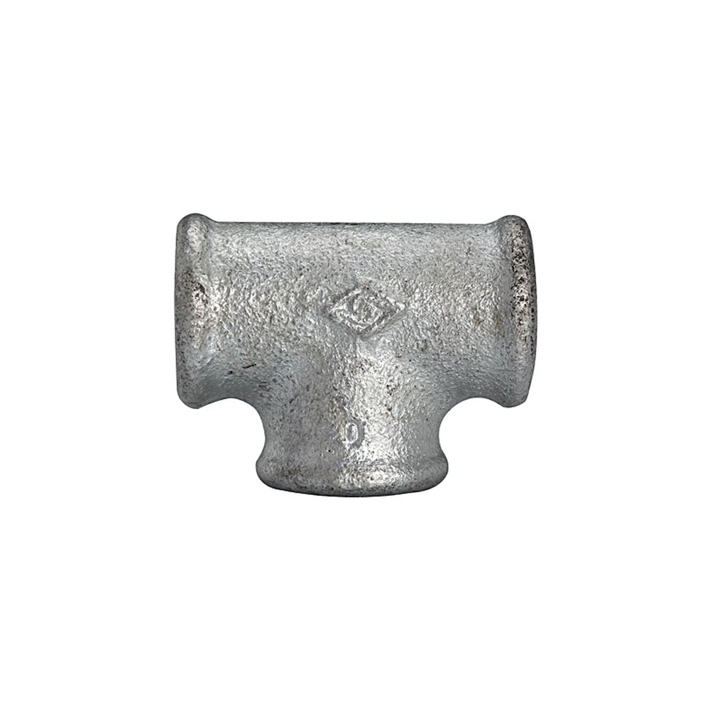 Riegler 112968.T-piece 130, IT/IT/IT, Rp 3, black malleable cast iron