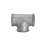 Riegler 112968. T-Stück 130, IG/IG/IG, Rp 3, schwarzer Temperguss feuerverz.