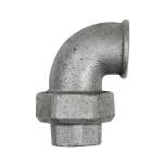 Riegler 112917.Fitting elbow 95, IT/IT, Rp 3/4, black malleable cast iron