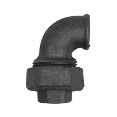 Riegler 133638.Fitting elbow 95, IT/IT Rp 1/2, black malleable iron fitting