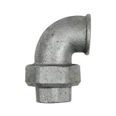 Riegler 112922. Verschraubung Bogen 96 IG/IG, Rp 1/2, schwarzer Temperguss