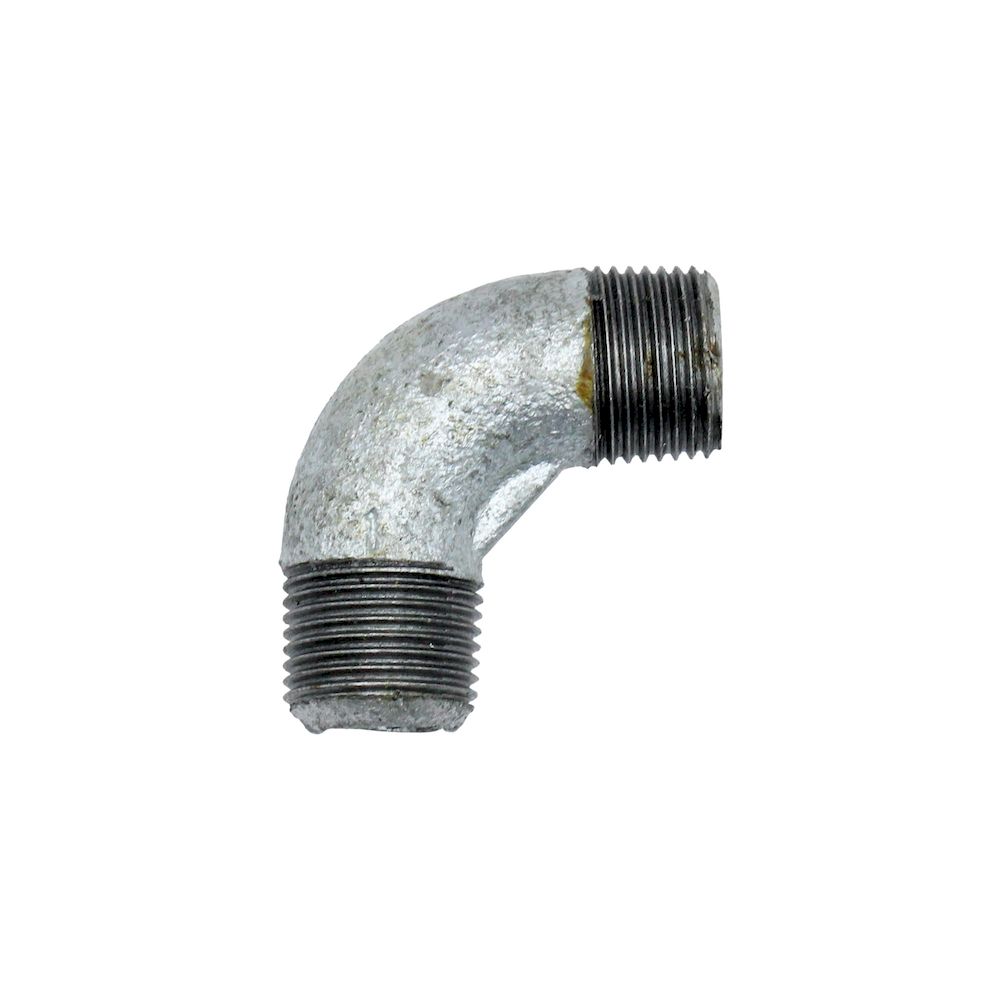 Riegler 112912.Bracket 94, 90°, ET/ET, R 1, black malleable cast iron