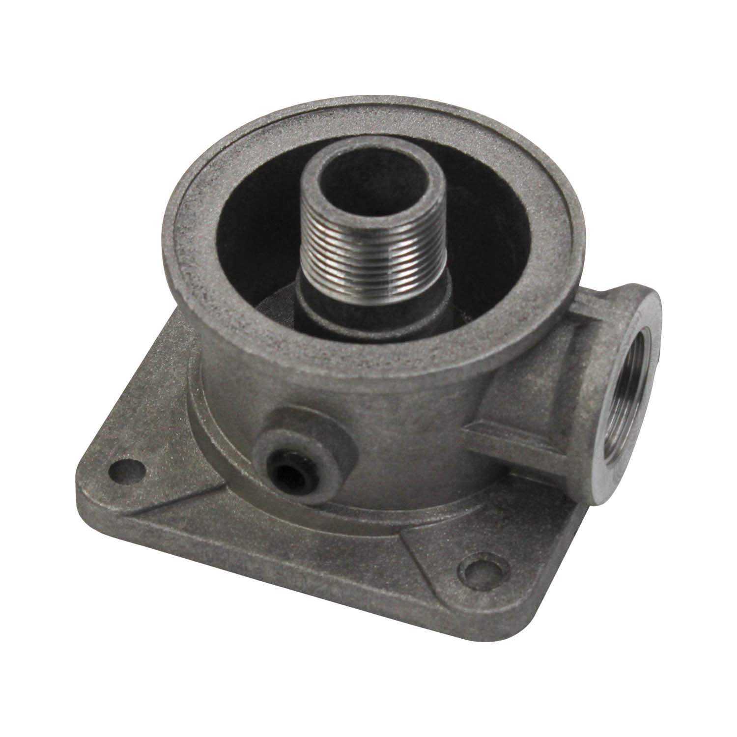 Stauff 6100049348. Spin-On Filter Head In Line Port Connection: 3/4 BSPP No Bypass