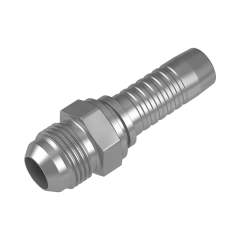 Stauff 6100095760. gerader Schlauchnippel 74°-Dichtkegel UN/UNF-Außengewinde DN 10 9/16"-18 UNF