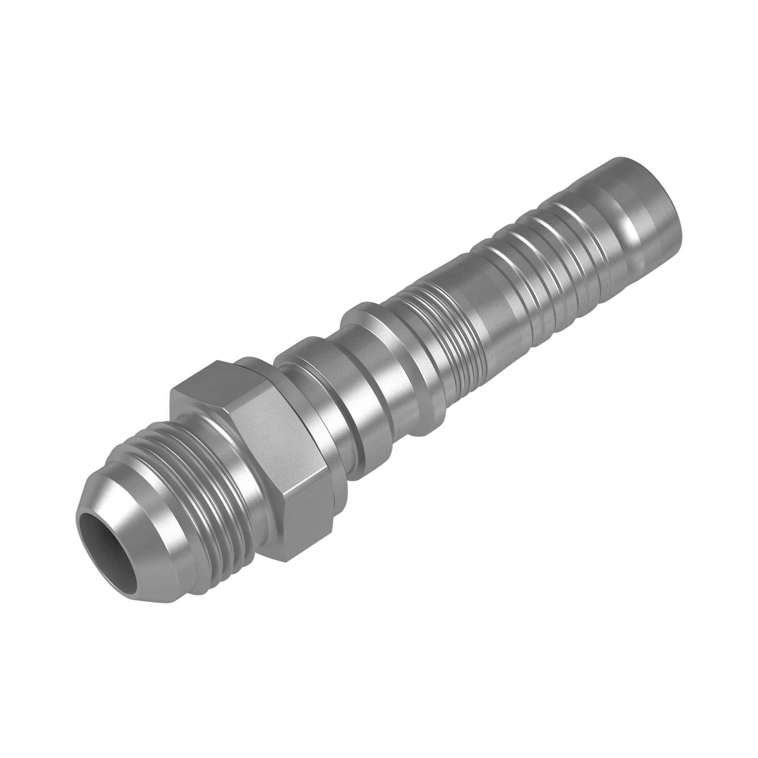 Stauff 6100095212. hoseconnector straightMultivos 74°-taper UN/UNF-male thread DN 19 1 1/16"-12 UN