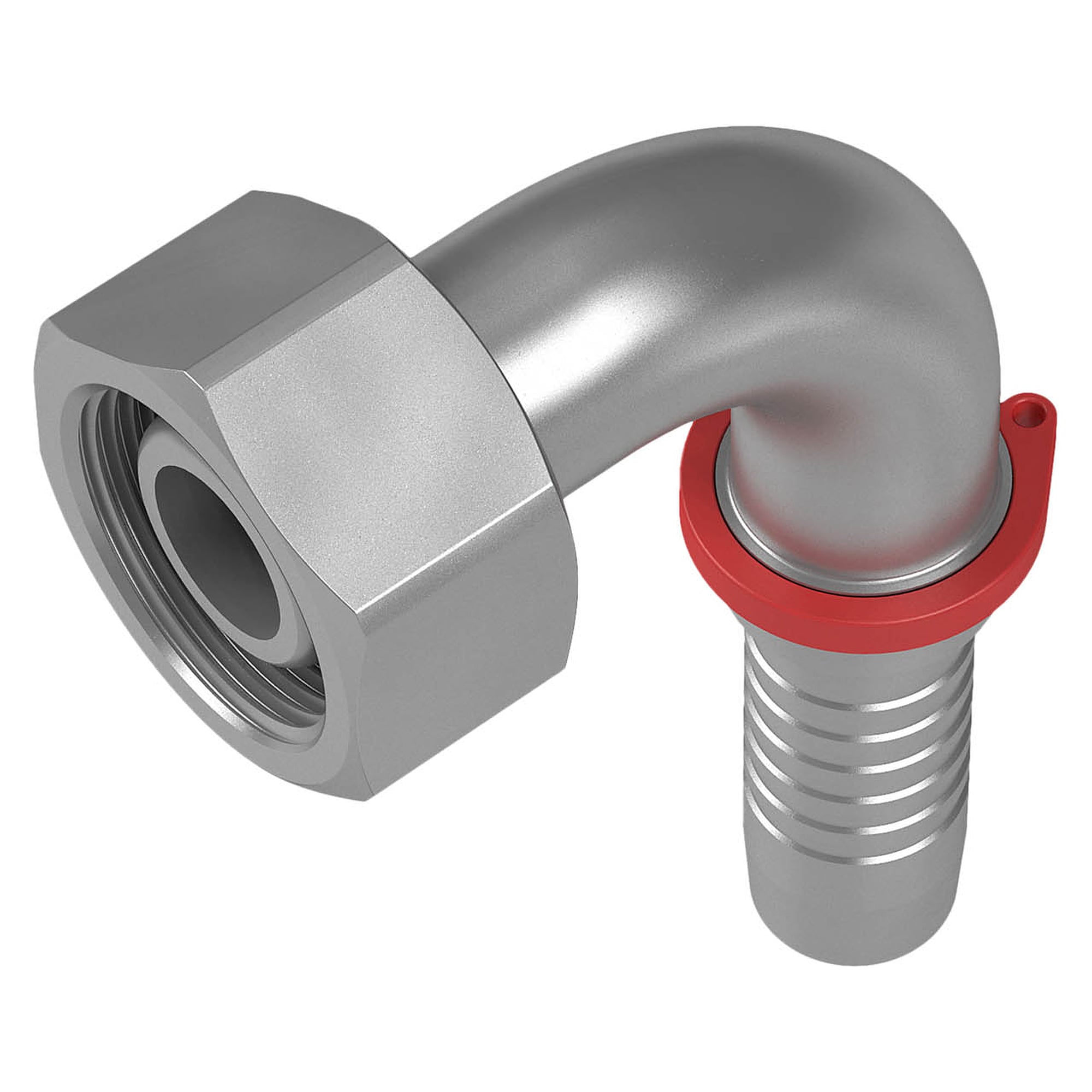 90°-Schlauchnippel VA 24°-Dichtkegel DN 16 18 - Stauff 6100096171