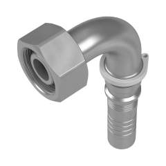 Stauff 6100095167. 90°-hose connector Multivos 24°-taper / O-Ring DN 12 15 L