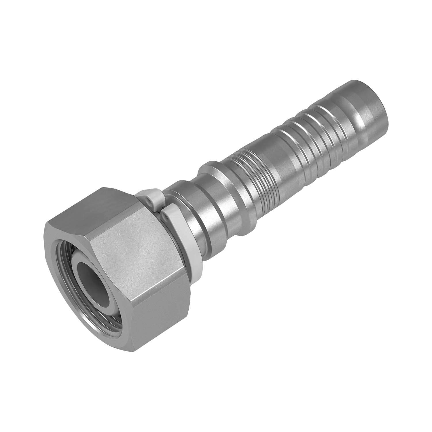 Stauff 6100095198. hoseconnector straightMultivos 24°-taper / O-Ring DN 16 22 L