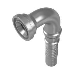 Stauff 6100095181. 90°-hose connector Multivos SAE-flange connect. (3000PSI) DN 12 SAE 3/4"