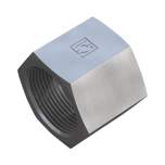 Stauff 6030006808. Union Nut for 37° Flared Tube Fittings Size / Type: 28L Steel, Zinc/Nickel-Plated