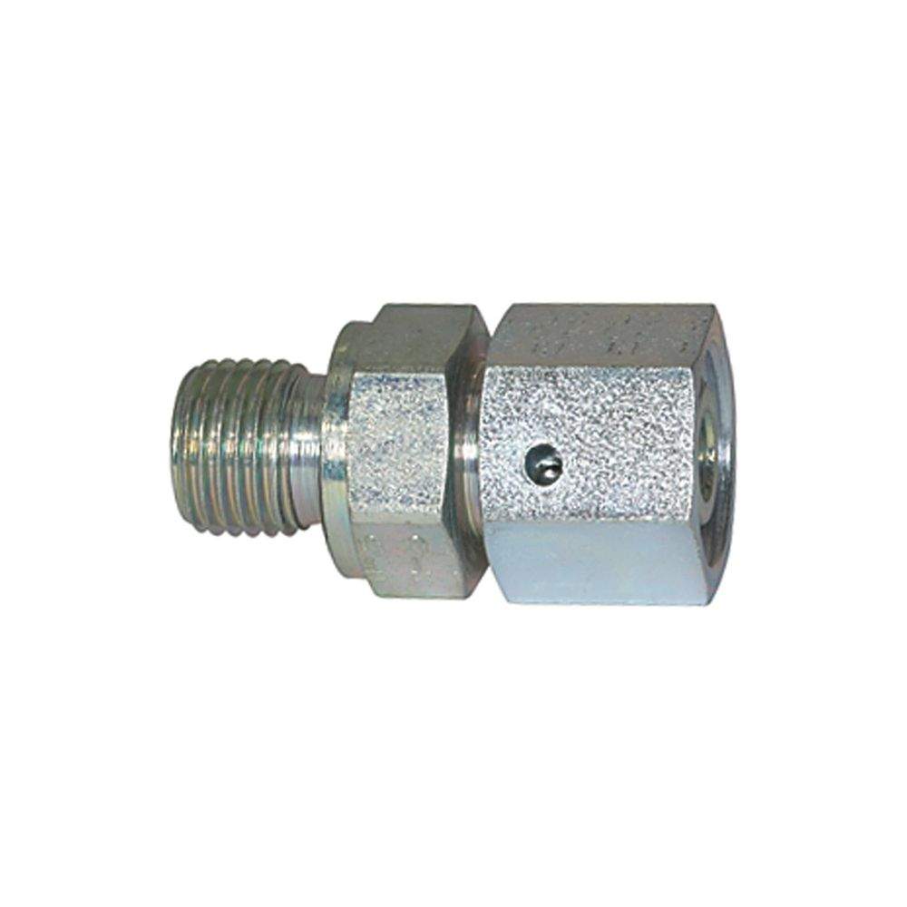 Riegler 112061.Adjustable straight screw-in fitting, G 1/8, galvanised steel