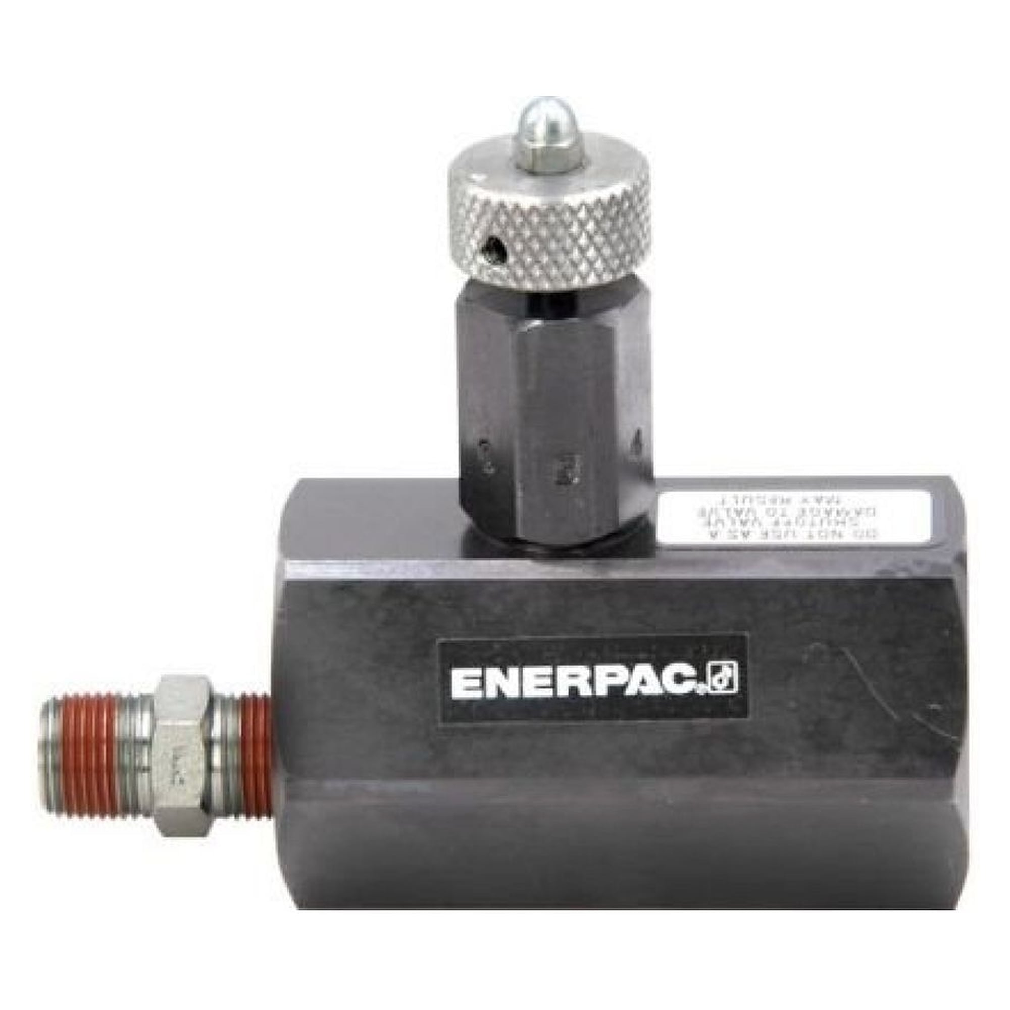 Absperr- und Sicherheitsventil mit eingebautem Druckbegrenzungsventil, Feindosierung - Enerpac V66F