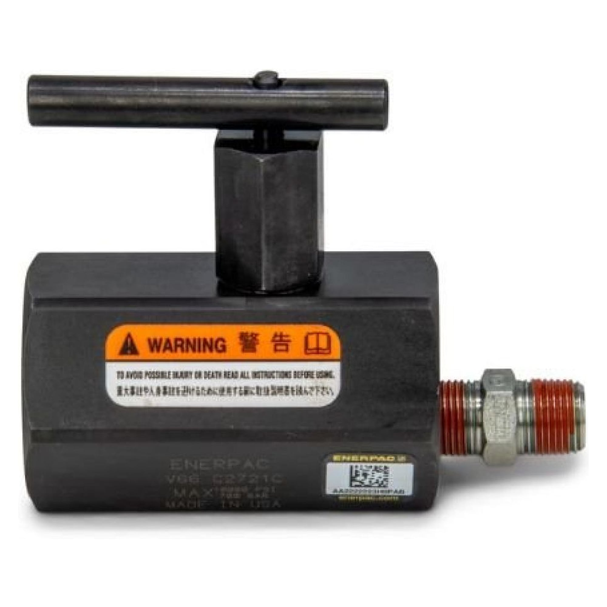 Check Valve, Manually Operated, with Built-in Relief Valve - Enerpac V66