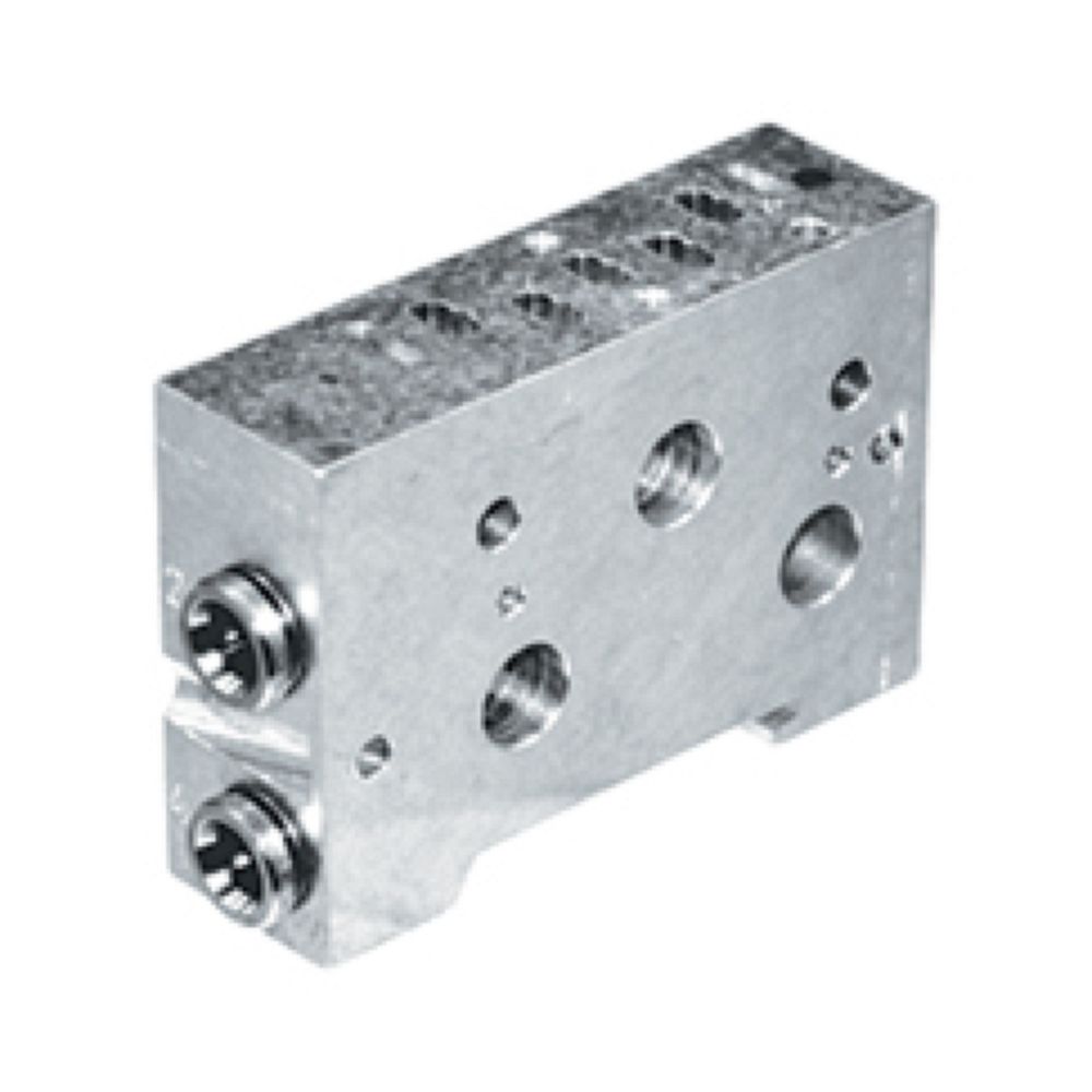 Norgren V70525-8AF. Sub-base modular conex. lateral 8mm sin pilotos