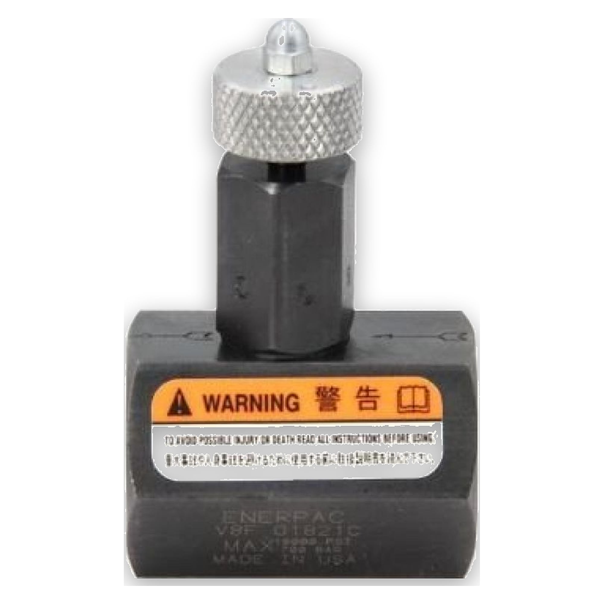 Needle Valve, 3/8 in NPTF Oil Port, Fine Metering - Enerpac V8F
