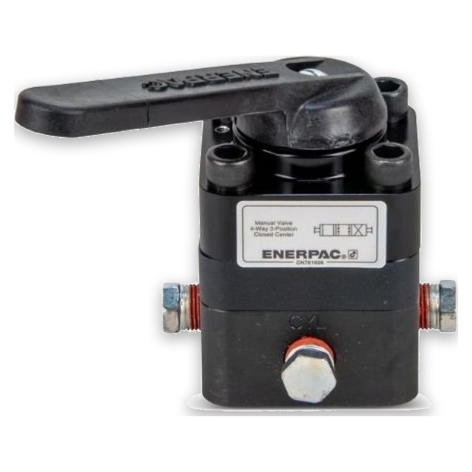 Directional Control Valve, Remote Mounted, Manual, 4-way 3-position, Closed Center - Enerpac VC20