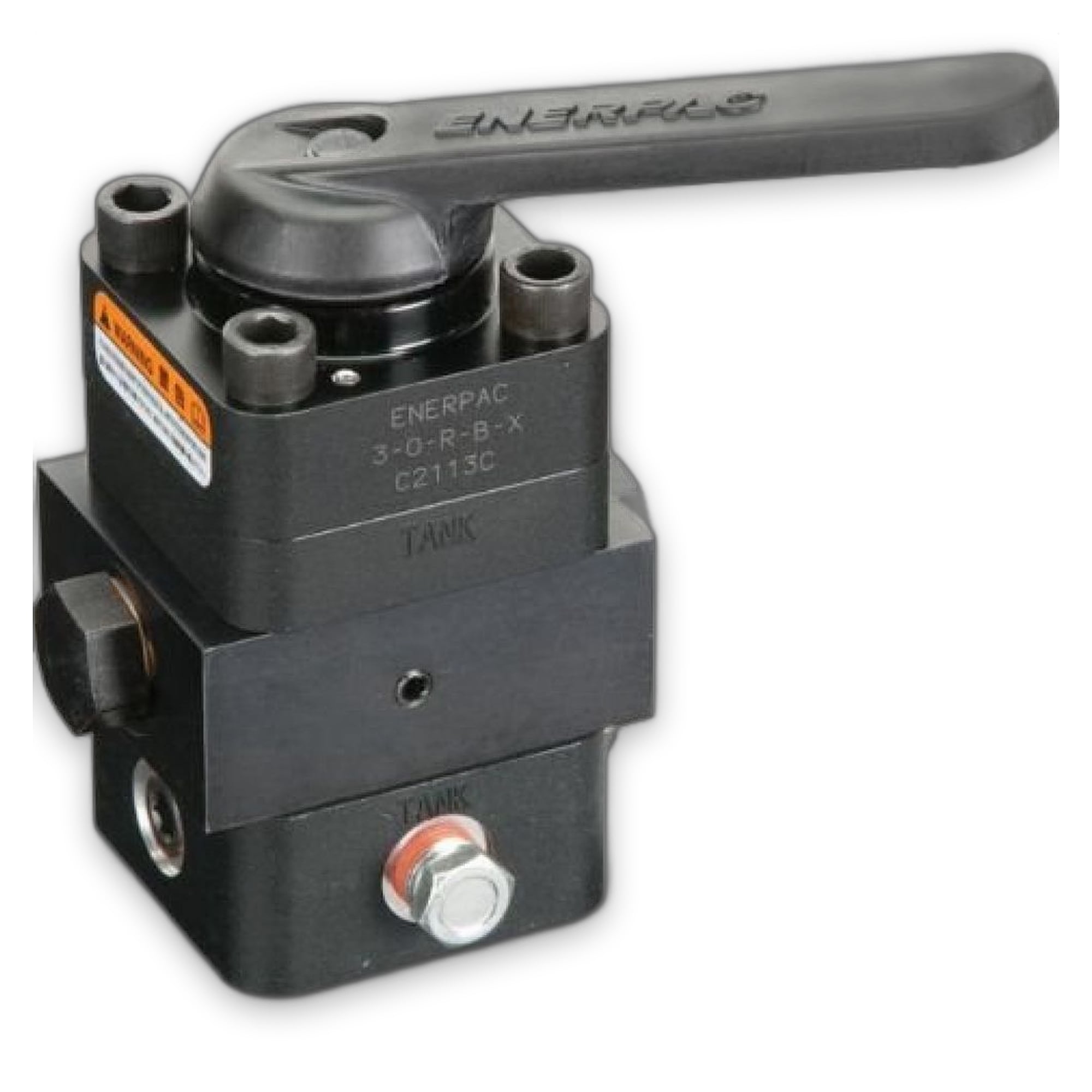 Directional Control Valve, Remote Mounted, Manual, 3-way 3-position, Tandem Center, Locking - Enerpac VC3L