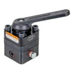 Enerpac VC3, Remote Mounted Directional Control Valve, Manual, 3-way, 3-position, Tandem Center