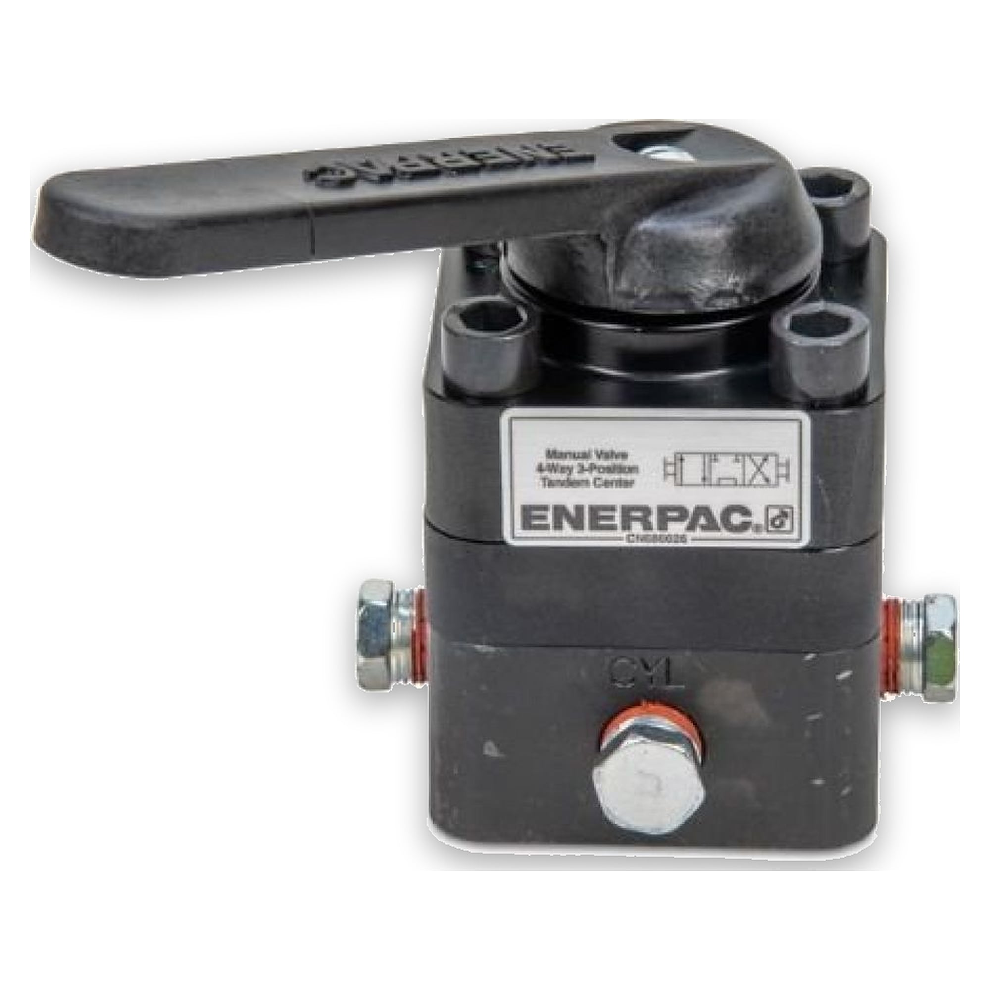Directional Control Valve, Remote Mounted, Manual, 4-way 3-position, Tandem Center - Enerpac VC4
