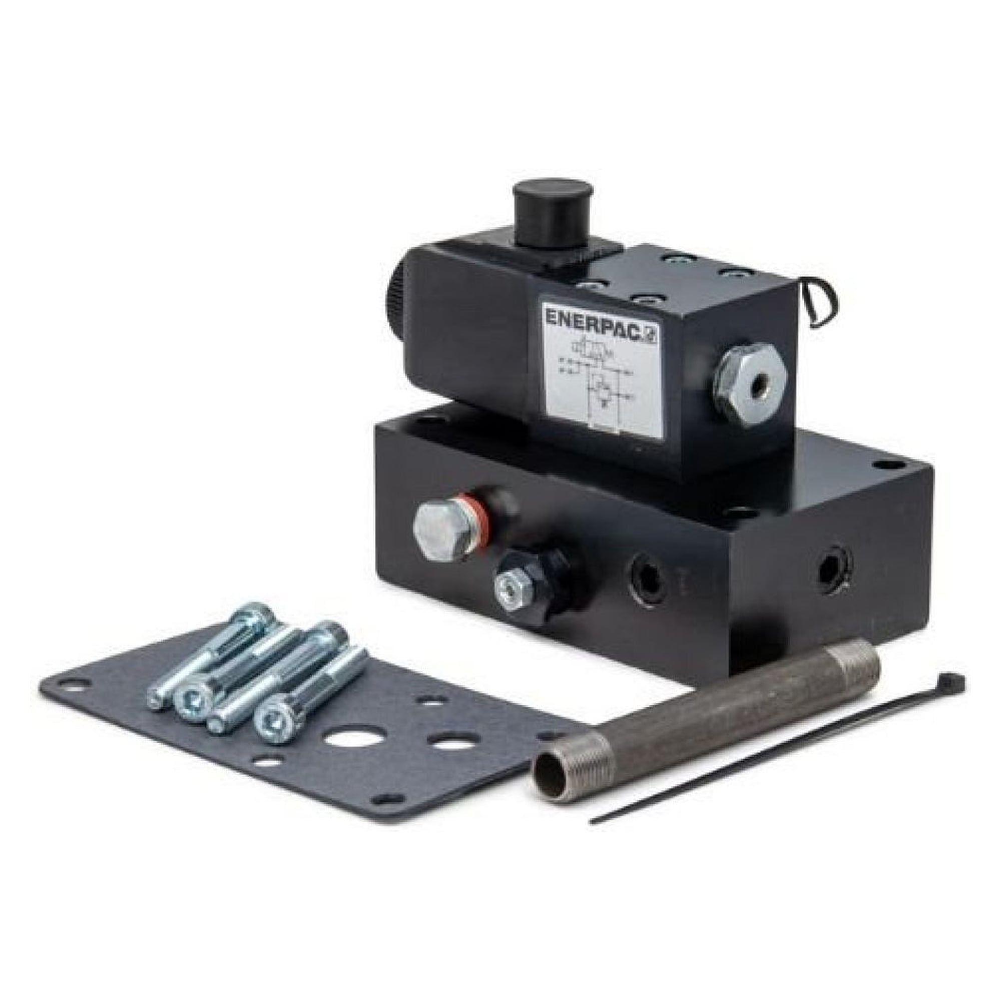 Wegeventil, Pumpenmontage, elektromagnetisch, 24 V, 3/2-Wege, Ablassventil - Enerpac VE32D
